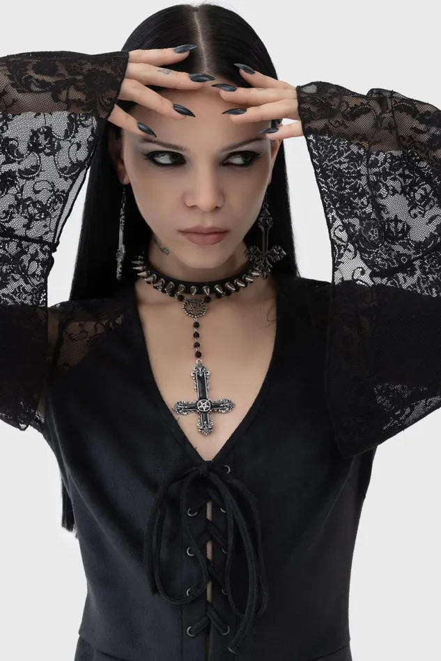 Women Jumpsuits Killstar Wistful Desire Jumpsuit