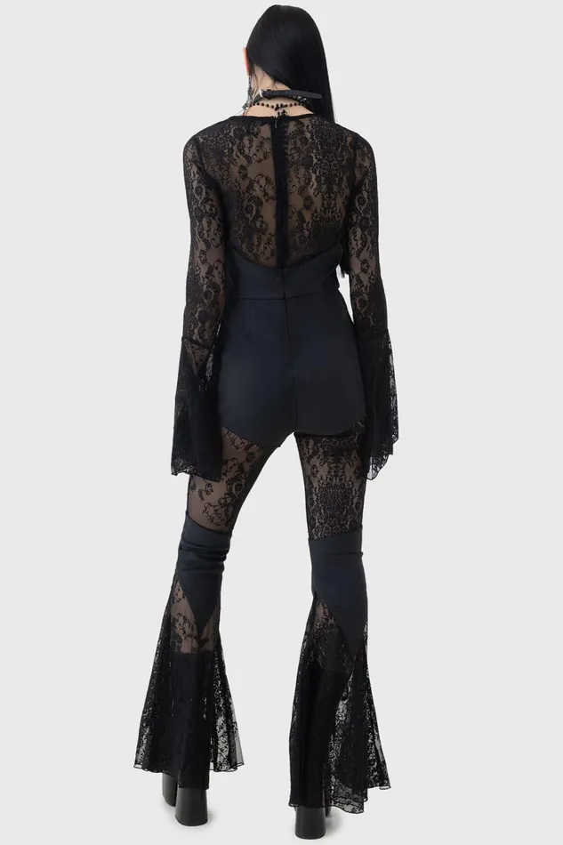 Women Jumpsuits Killstar Wistful Desire Jumpsuit