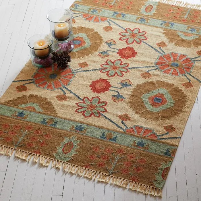 Women Kismet Kilim Rug Green Sundance Catalog Rugs