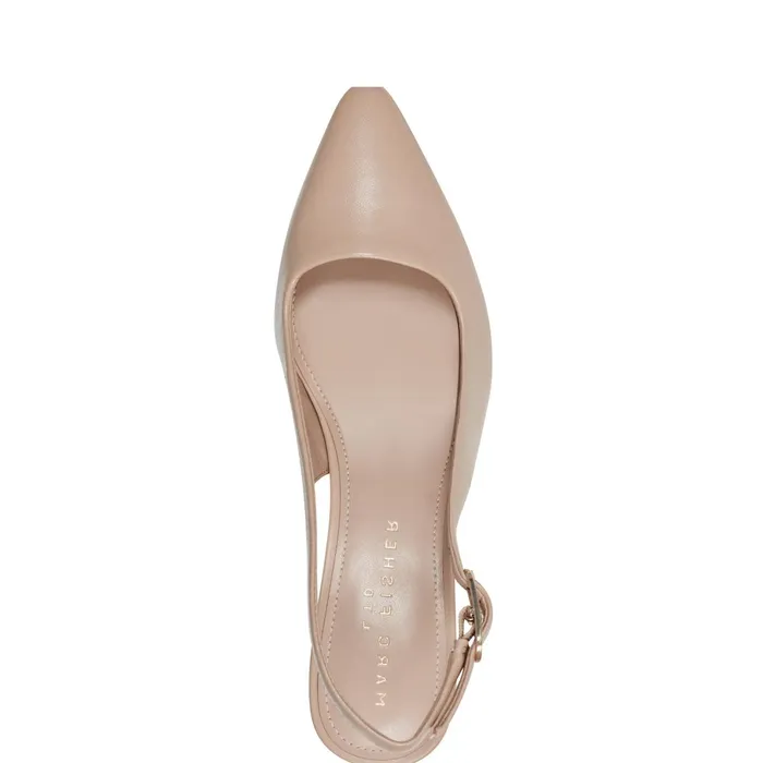 Women Kory Slingback Pump Natural Leather Marc Fisher Heels and Pumps