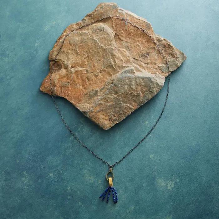 Women Lapis Tassel Necklace Sundance Catalog Necklaces Women Lapis Tassel Necklace Sundance Catalog Necklaces
