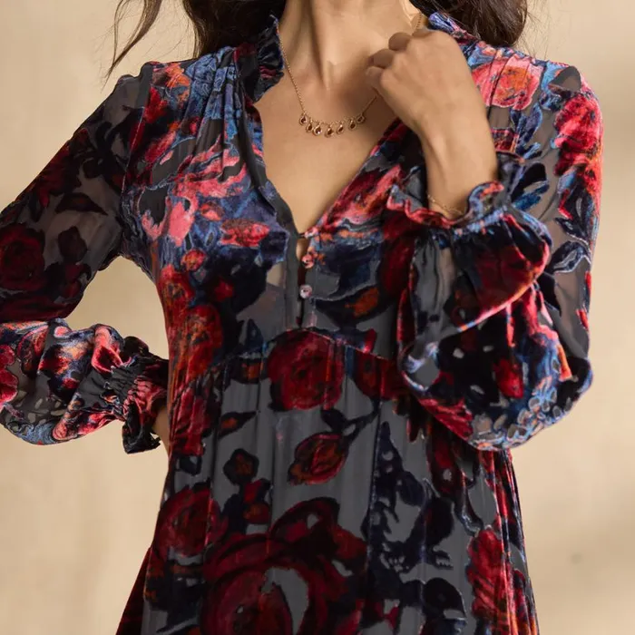 Women Lena Velvet Dress Petite Onyx Sundance Catalog Dresses and Jumpsuits Women Lena Velvet Dress Petite Onyx Sundance Catalog Dresses and Jumpsuits