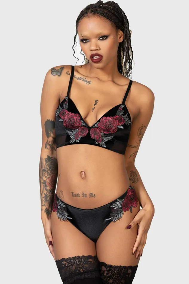 Women Lingerie Killstar Pandora039s Roses Panty