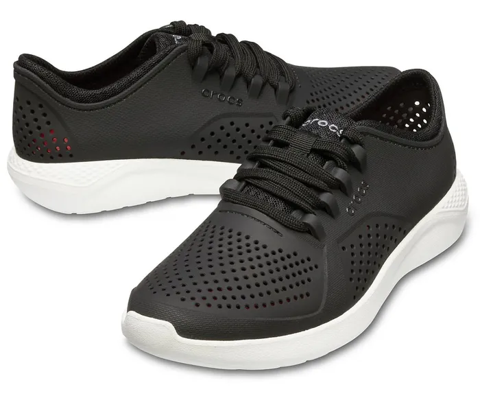 Women LiteRide Pacer Black Crocs Sneakers