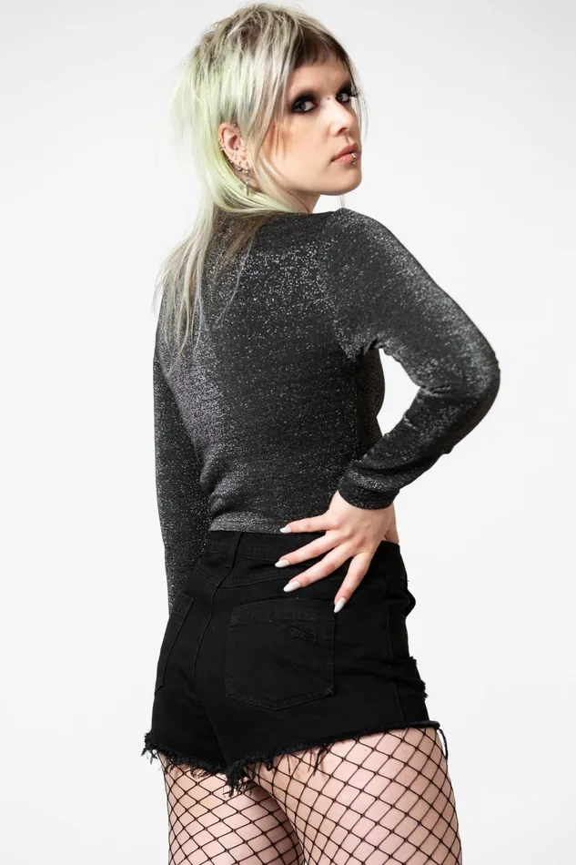 Women Long Sleeves Killstar After Midnight Long Sleeve Top