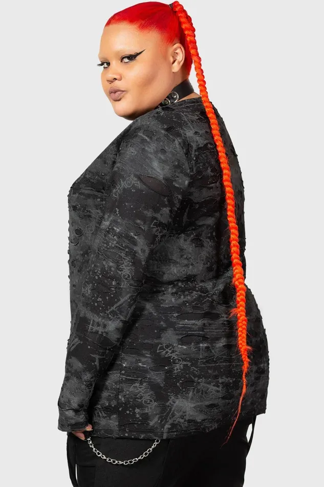 Women Long Sleeves Killstar Andrazzi Long Sleeve Top
