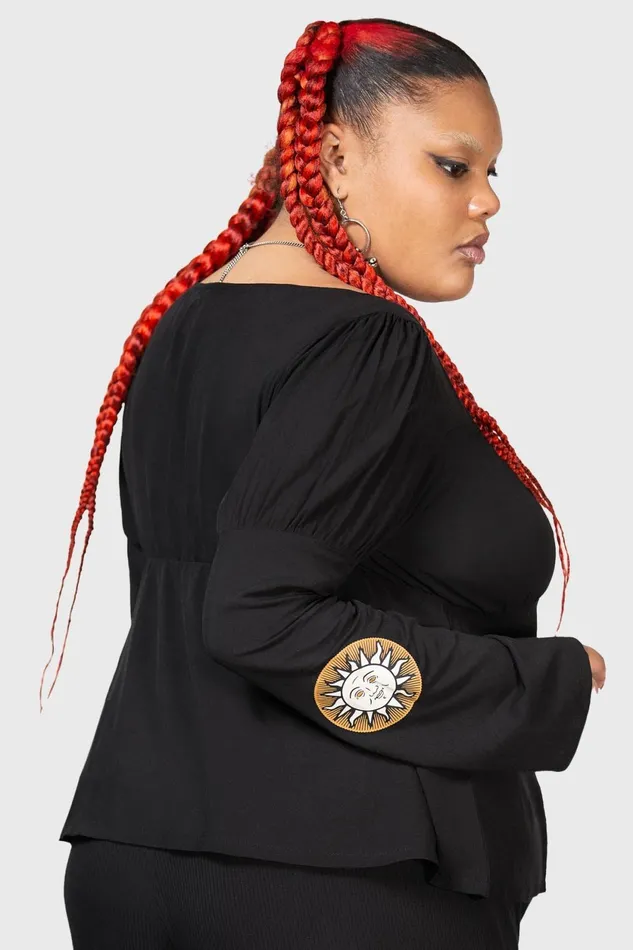 Women Long Sleeves Killstar Evil039s Harvest Top