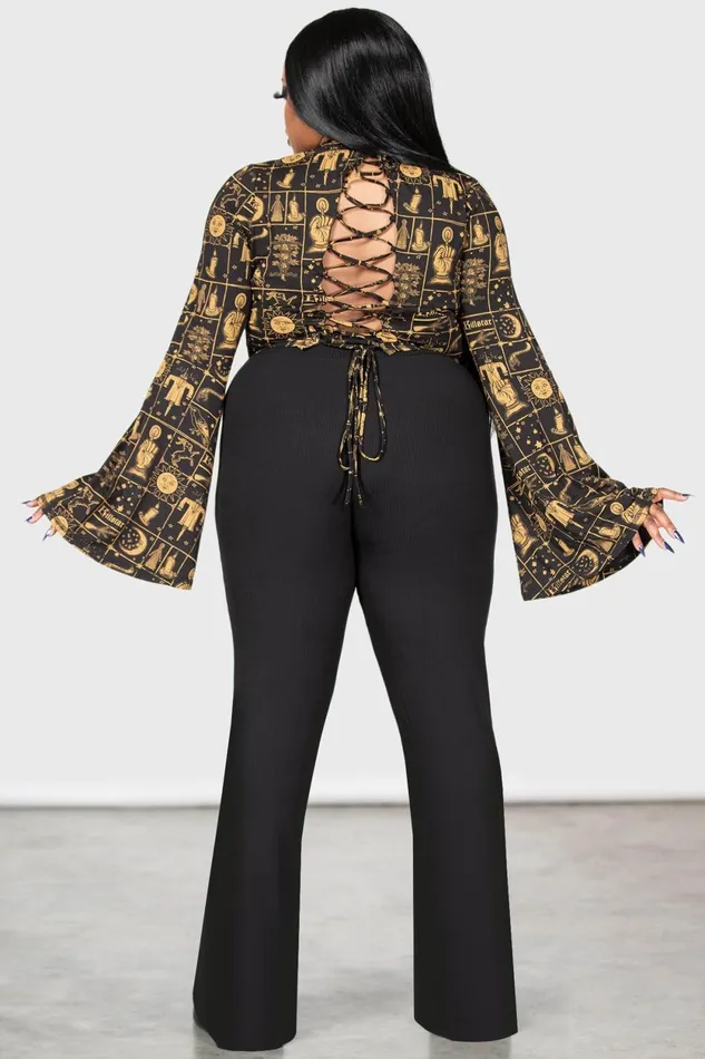 Women Long Sleeves Killstar Incarnate Top