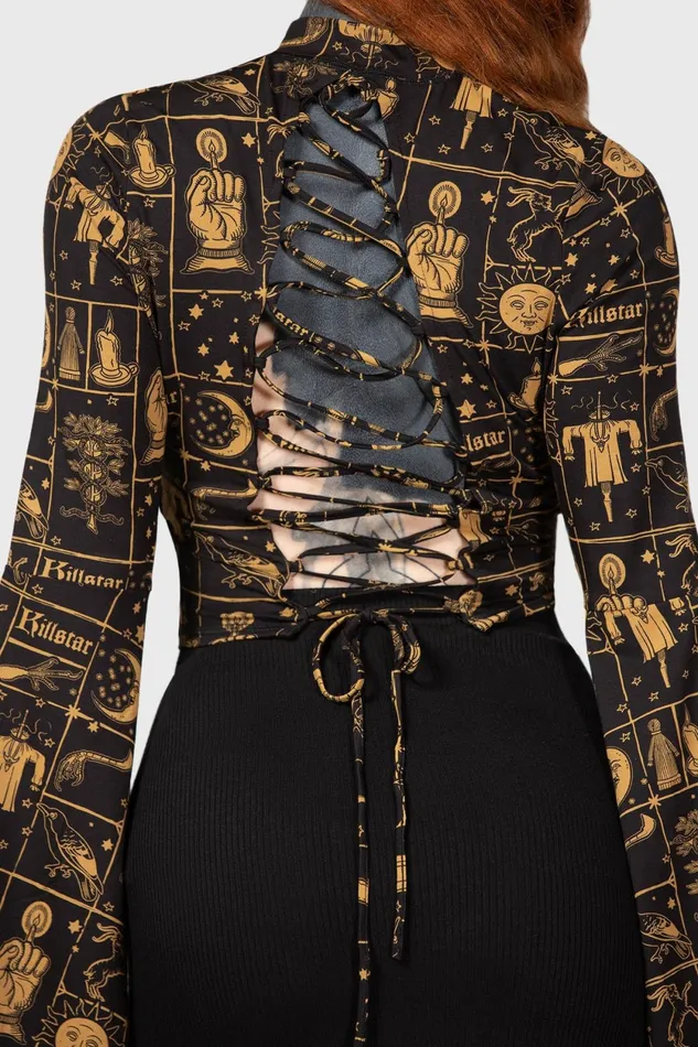 Women Long Sleeves Killstar Incarnate Top