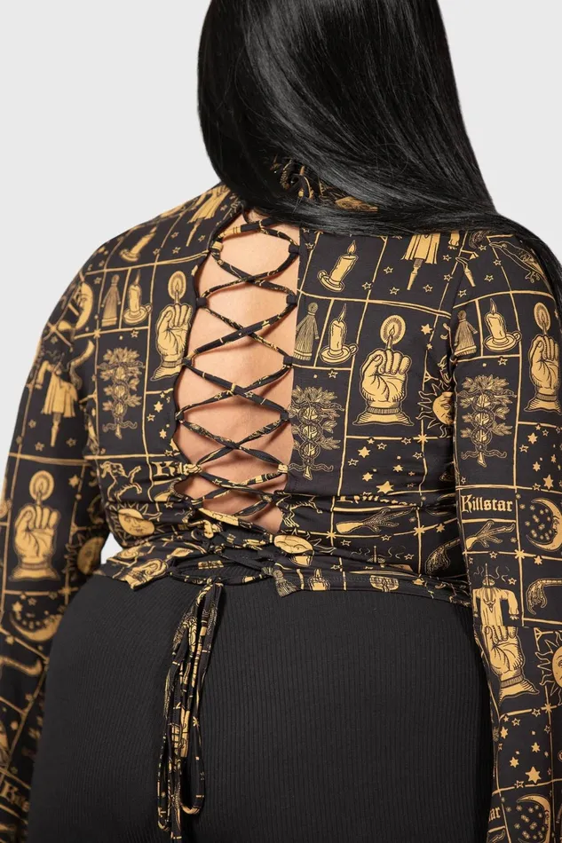 Women Long Sleeves Killstar Incarnate Top