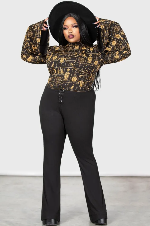 Women Long Sleeves Killstar Incarnate Top