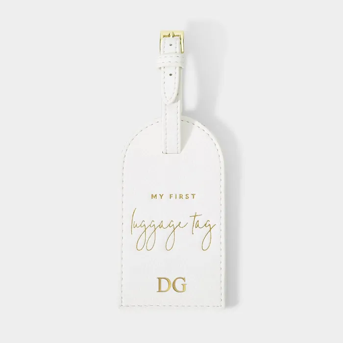 Women Luggage Tags Katie Loxton Children039s My First Luggage Tag 8211 White