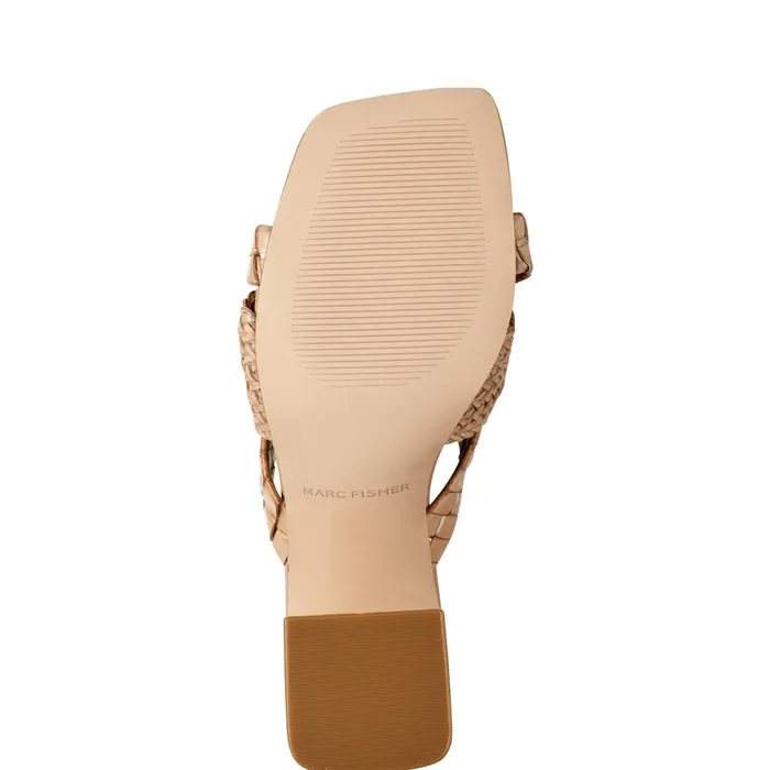 Women Macki Block Heel Sandal Light Natural Marc Fisher Sandals