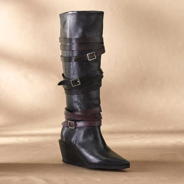 Women Marlowe Wedge Boots Black Sundance Catalog Boots Women Marlowe Wedge Boots Black Sundance Catalog Boots