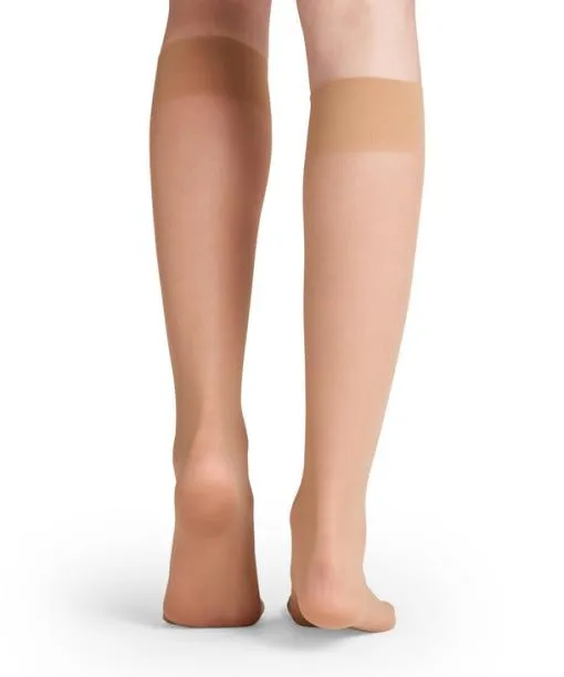 Women Matt Deluxe 20 DEN Women Kneehigh Socks Golden FALKE Fullyfashioned Stockings