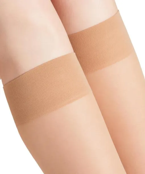 Women Matt Deluxe 20 DEN Women Kneehigh Socks Golden FALKE Fullyfashioned Stockings
