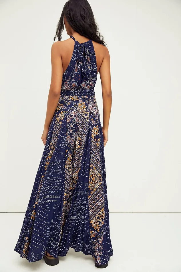 Women Maxi Dresses Free People Shangrila Jumpsuit Garden Combo