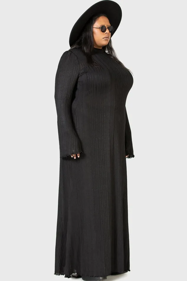 Women Maxi Killstar Drenched Grief Maxi Dress