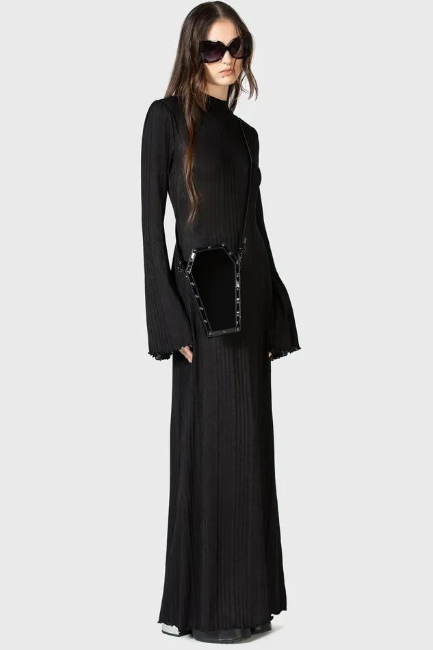 Women Maxi Killstar Drenched Grief Maxi Dress