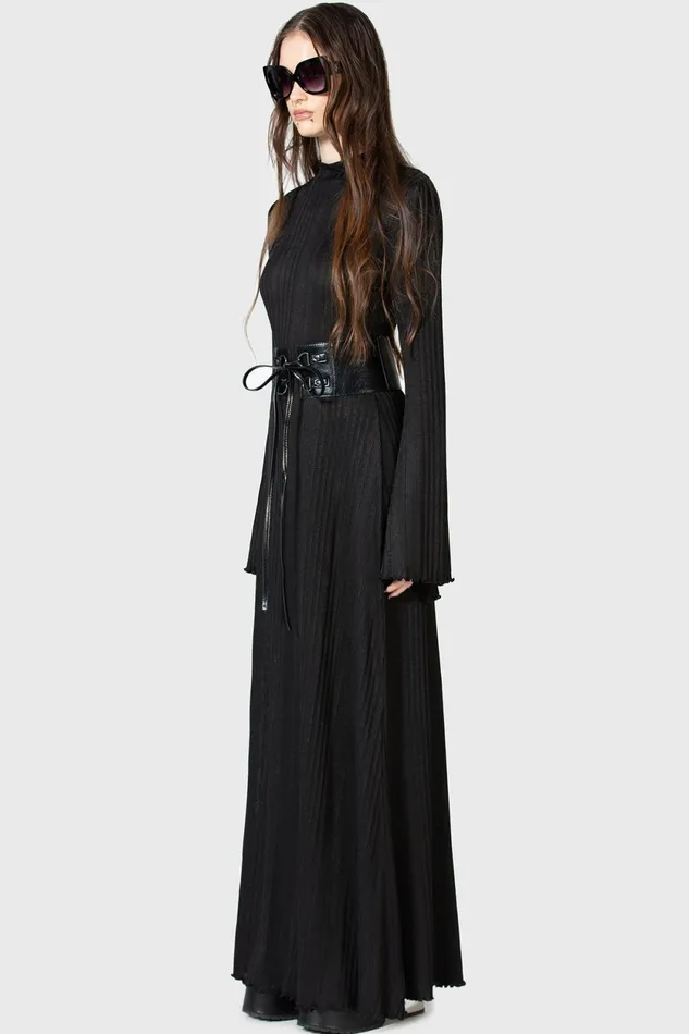 Women Maxi Killstar Drenched Grief Maxi Dress