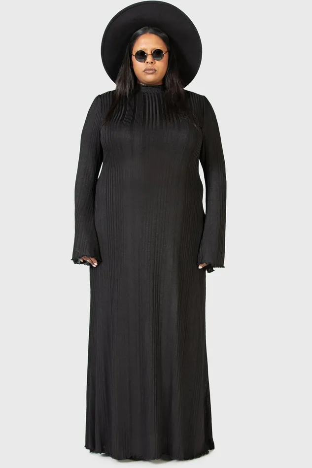 Women Maxi Killstar Drenched Grief Maxi Dress