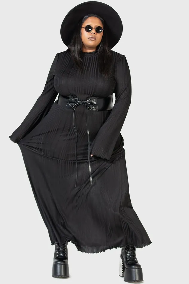 Women Maxi Killstar Drenched Grief Maxi Dress