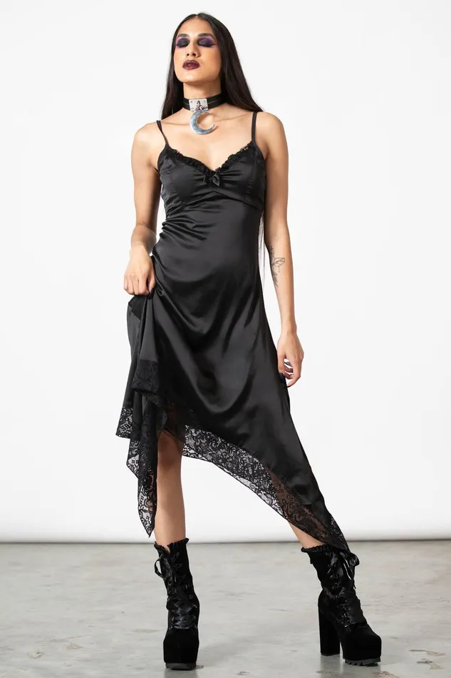 Women Maxi Killstar Loya Satin Maxi Dress