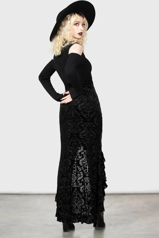 Women Maxi Skirts Killstar Maudlin Maxi Skirt