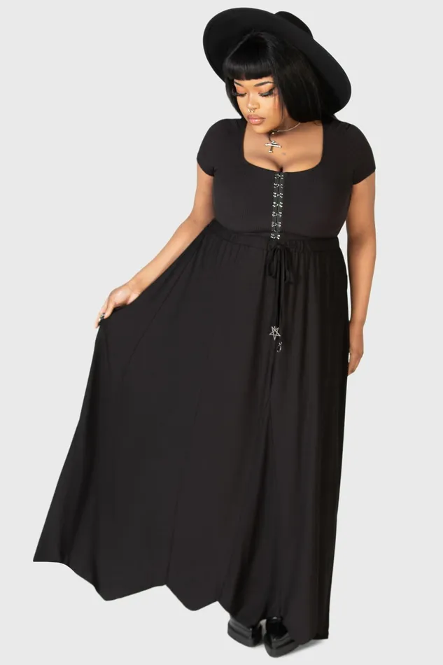 Women Maxi Skirts Killstar Twilight Hour Maxi Skirt
