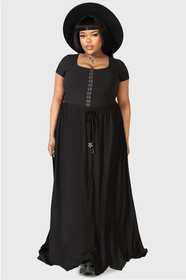 Women Maxi Skirts Killstar Twilight Hour Maxi Skirt