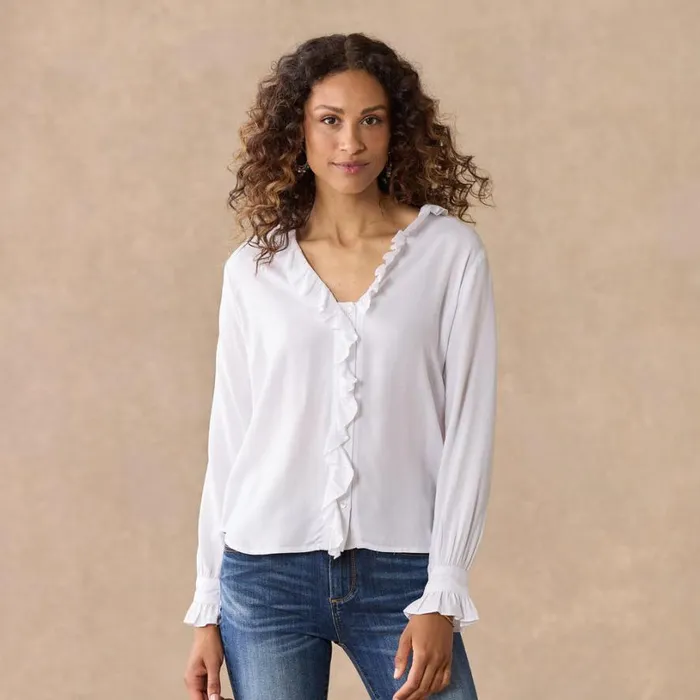 Women Mayfair Blouse Teal Sundance Catalog Tops