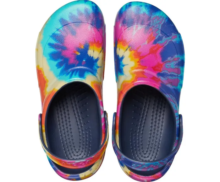 WomenMen Bistro Graphic Clog Navy Crocs Clogs