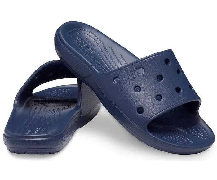 WomenMen Classic Crocs Slide Navy Crocs Sandals
