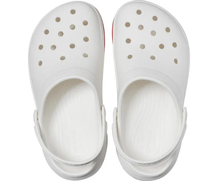 WomenMen Crocband Full Force Clog White Crocs Clogs