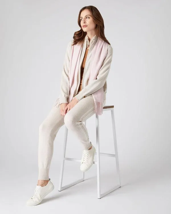 WomenMen Unisex Woven Cashmere ScarfIn Quartz Pink Quartz Pink NPeal Cashmere Scarves