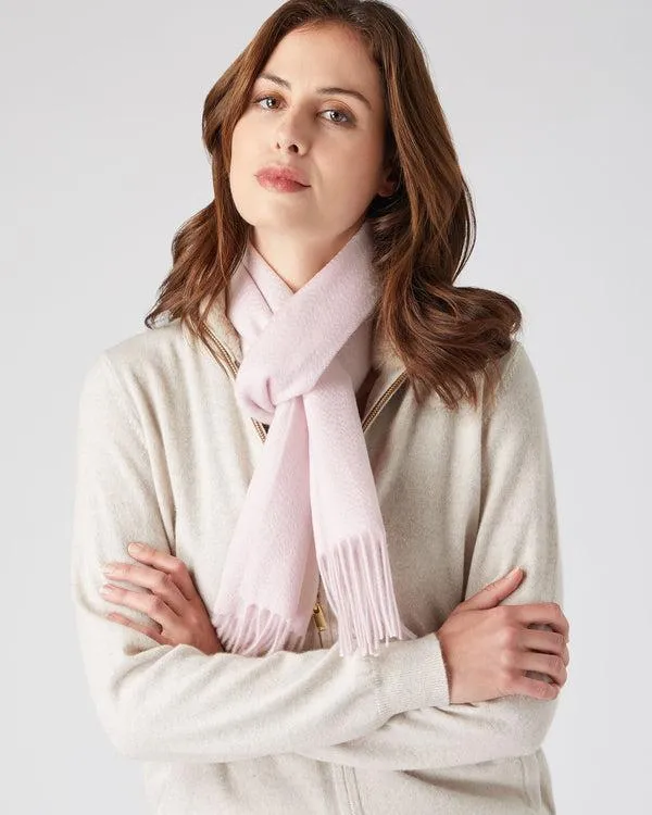 WomenMen Unisex Woven Cashmere ScarfIn Quartz Pink Quartz Pink NPeal Cashmere Scarves