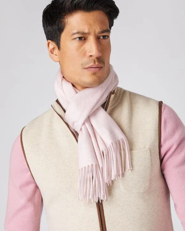 WomenMen Unisex Woven Cashmere ScarfIn Quartz Pink Quartz Pink NPeal Cashmere Scarves