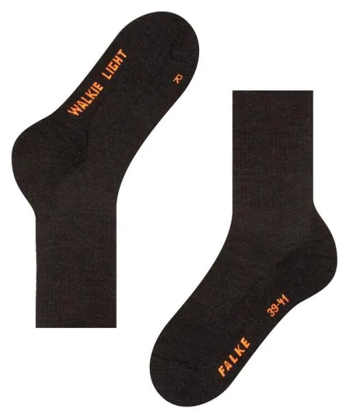 WomenMen Walkie Light Unisex Socks Anthramel FALKE Socks