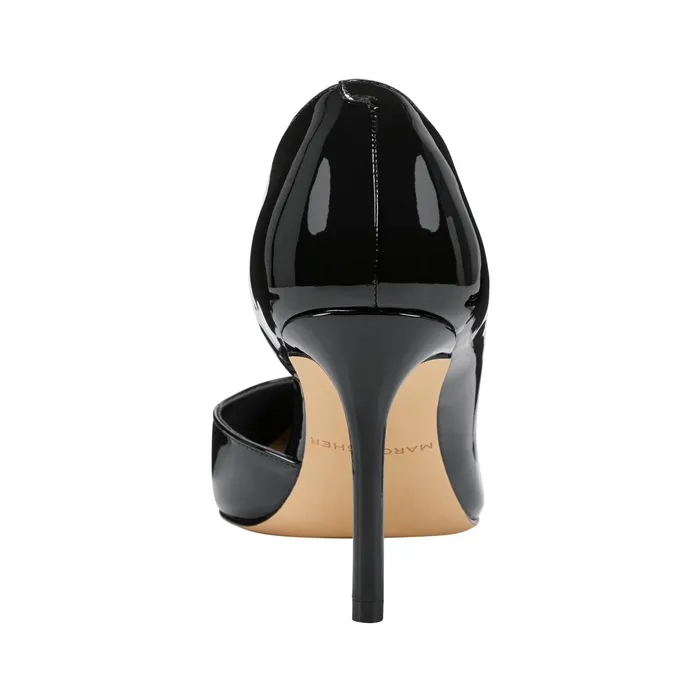 Women Meryl D039Orsay Pump Black Patent Marc Fisher Heels and Pumps