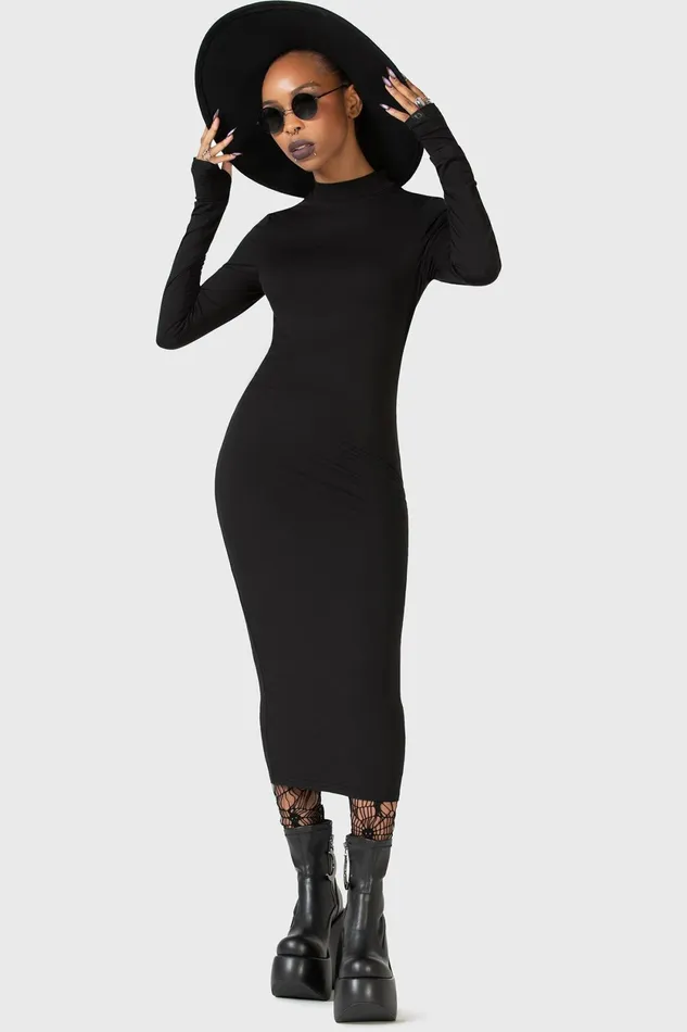 Women Midi Killstar Flash Of Presence Midi Dress