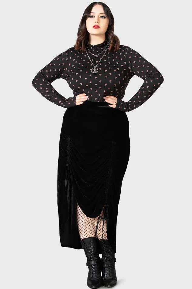 Women Midi Skirts Killstar Daldina Midi Skirt