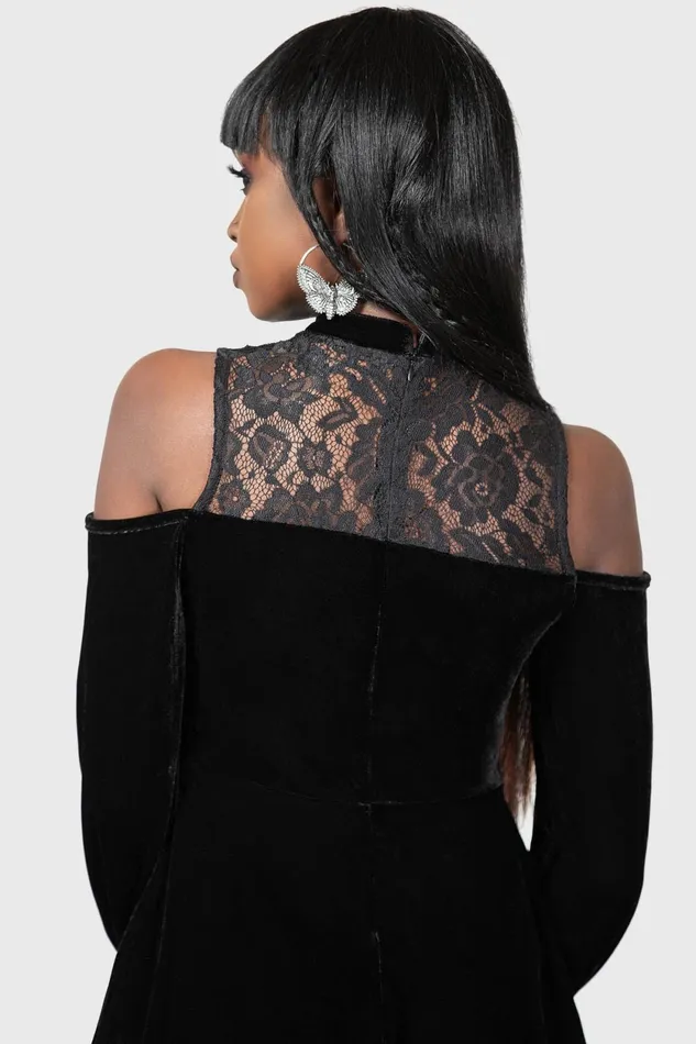 Women Mini Killstar Baby Angeles Skater Dress