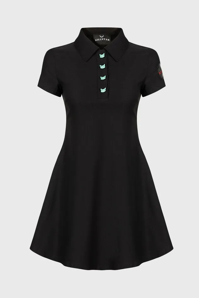 Women Mini Killstar Lil Vampurr Collar Dress