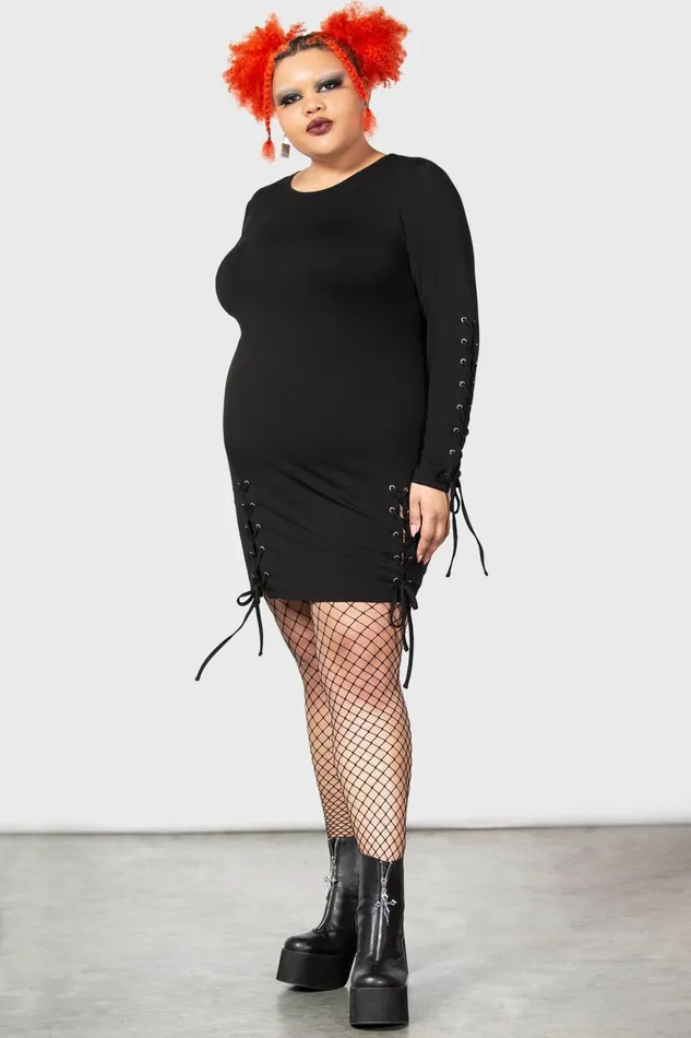 Women Mini Killstar Rory Bodycon Dress