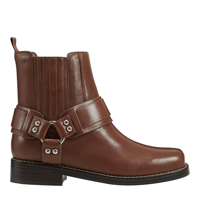 Women Mizzie Harness Bootie Brown Marc Fisher Booties