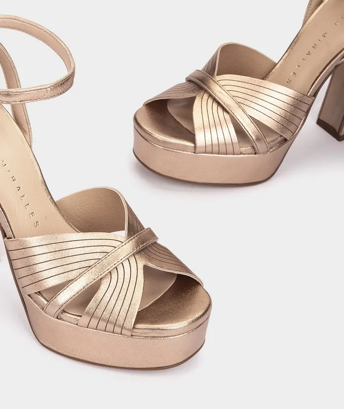Women Montefioralle Pink 8211 Heeled Sandals Pedro Miralles