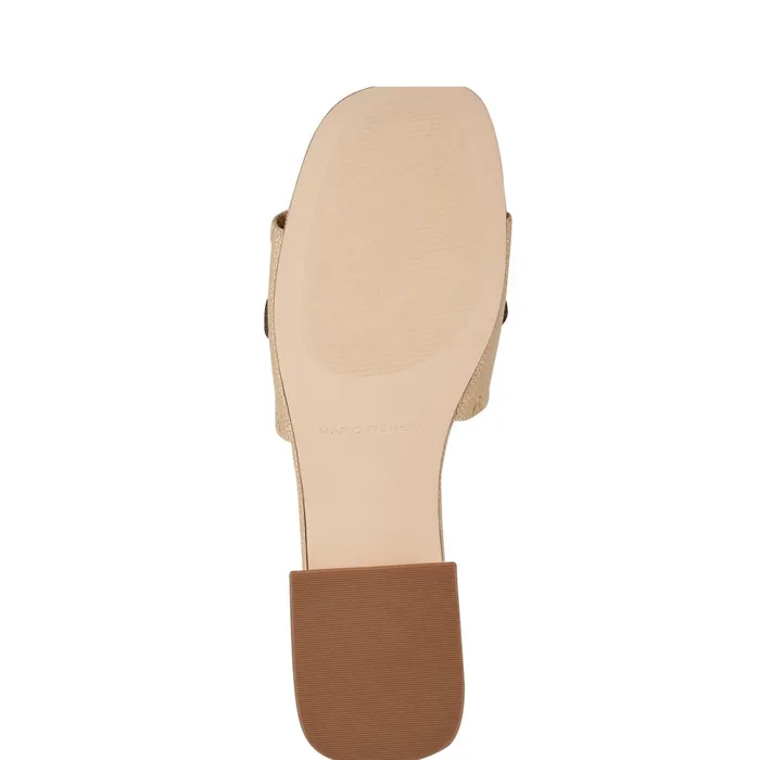 Women Myami Slide Sandal Light Natural Marc Fisher Sandals