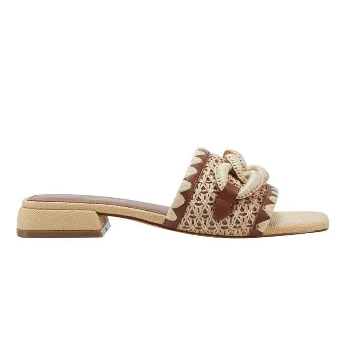 Women Myami Slide Sandal Naturalbrown Marc Fisher Mules and Slides