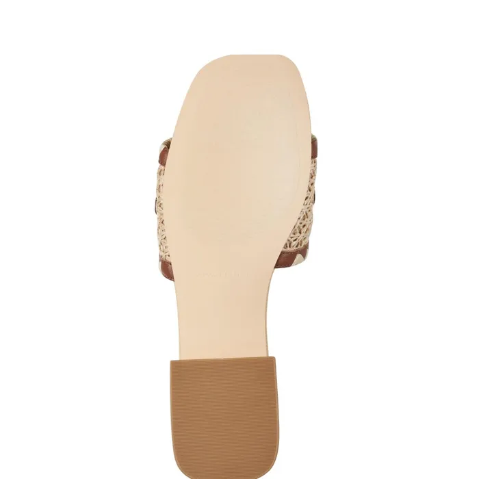 Women Myami Slide Sandal Naturalbrown Marc Fisher Mules and Slides