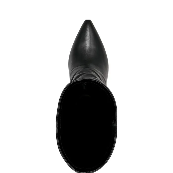 Women Narysa Dress Boot Black Leather Marc Fisher Boots